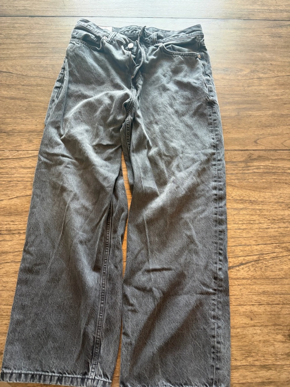 H&M Classic Black Baggy Jeans